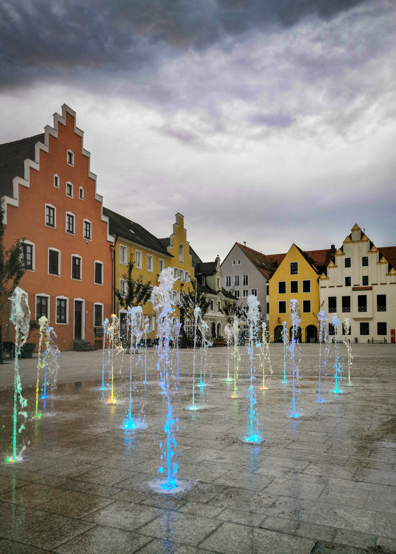 Wasserspiele am Lenbachplatz