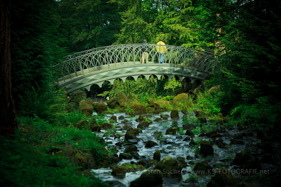 Wasserspiele an der Teufelsbrücke im Bergpark Kassel / Weltkulturerbe (3)