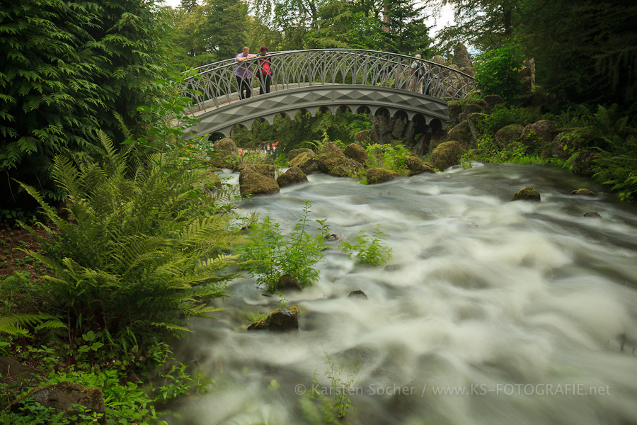 Wasserspiele an der Teufelsbrücke im Bergpark Kassel / Weltkulturerbe (4)