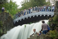 Wasserspiele an der Teufelsbrücke im Bergpark Kassel / Weltkulturerbe (5)