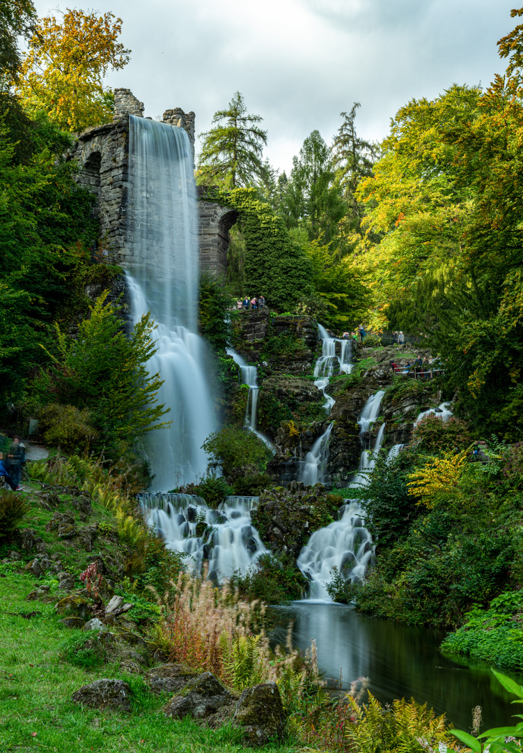 Wasserspiele (Aquädukt) im Bergpark Wilhelmshöhe Kassel