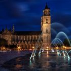 Wasserspiele auf dem Domplatz...