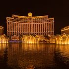 Wasserspiele bei Nacht am Hotel Bellagio, Las Vegas