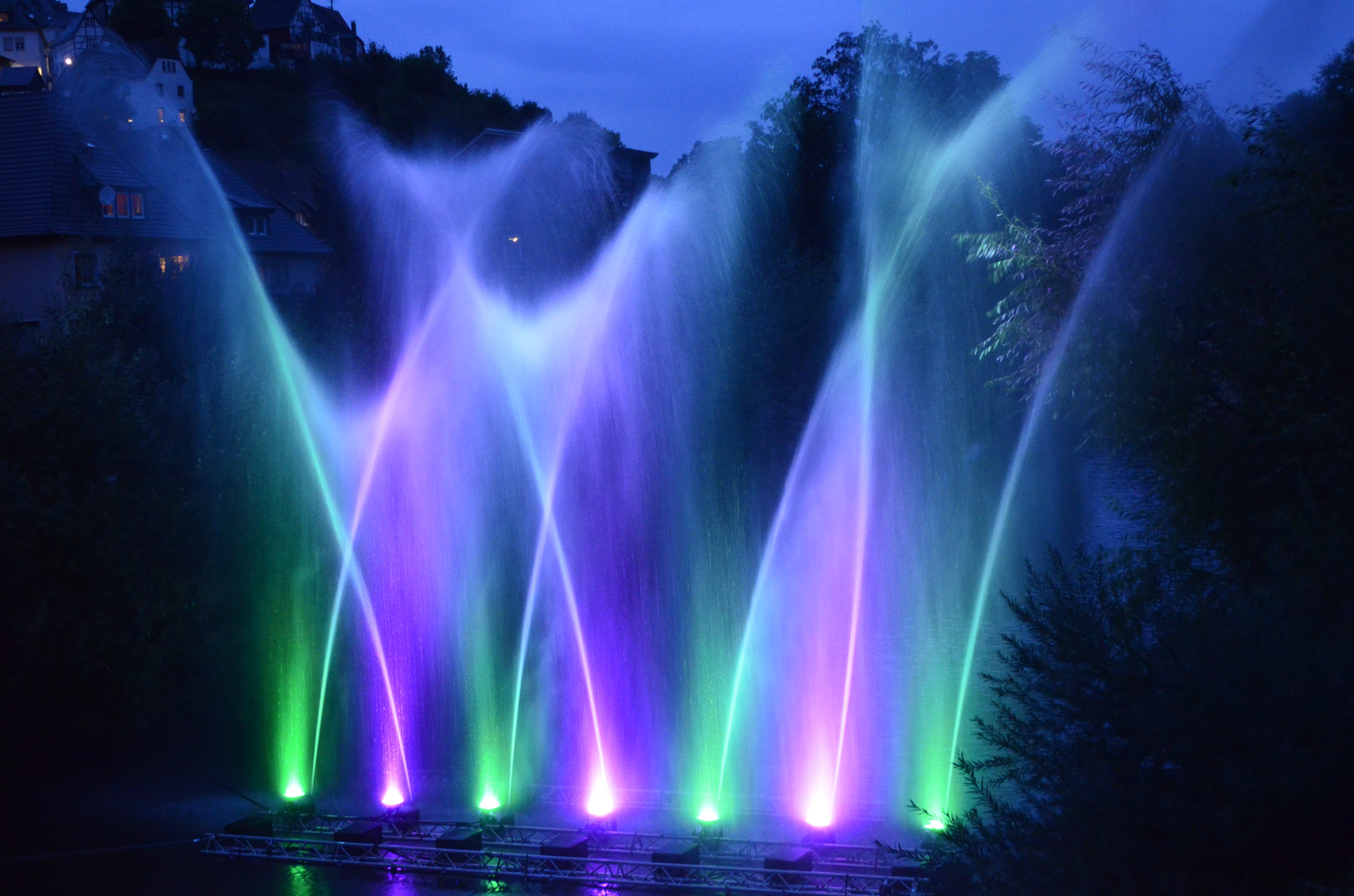 Wasserspiele beim Arnsberger Kunstsommer