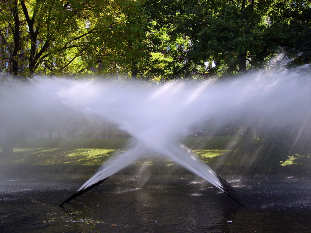 Wasserspiele im Holstenpark Hamburg