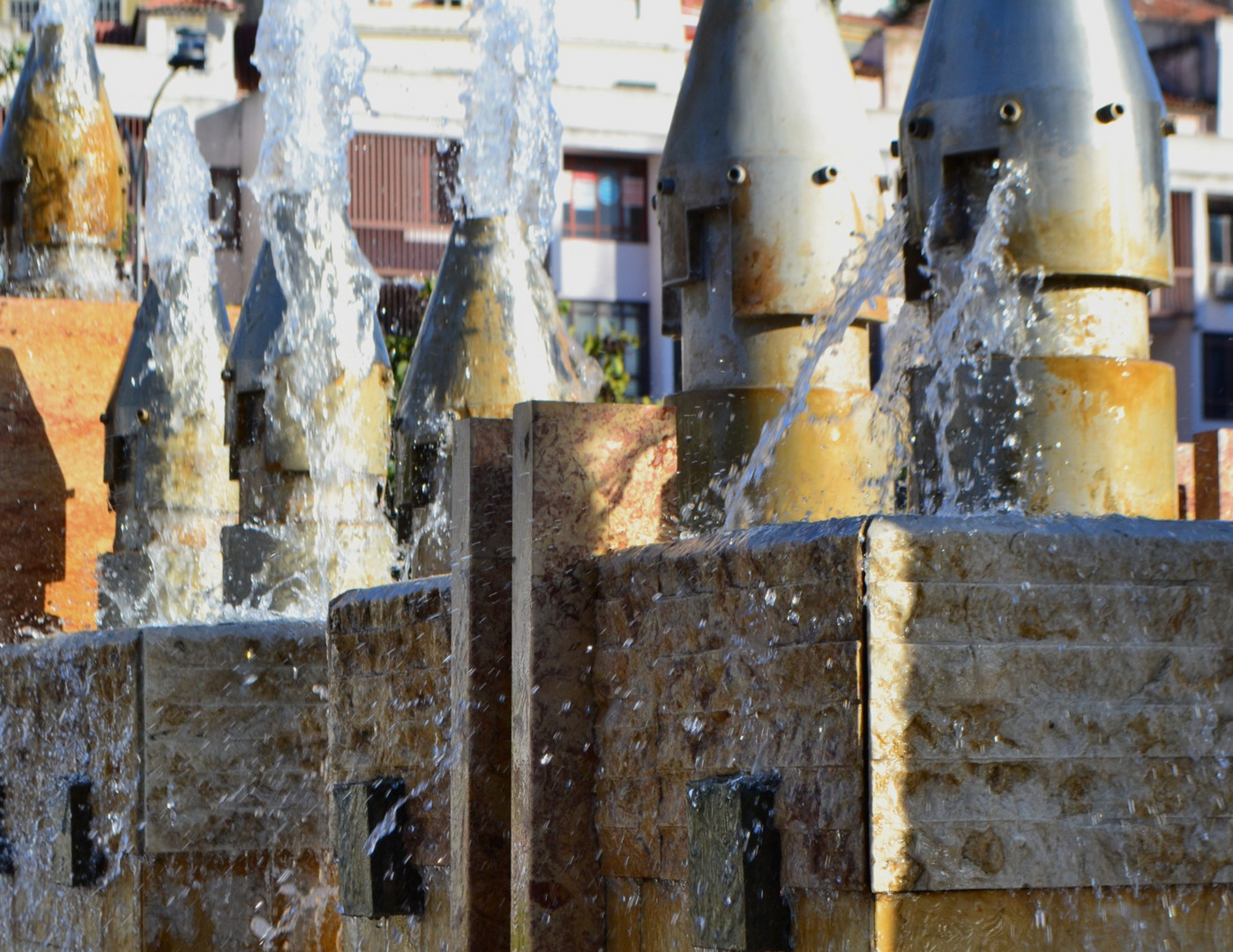 Wasserspiele im Licht