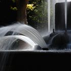 Wasserspiele im Park