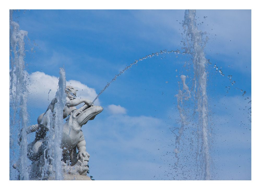 Wasserspiele im Schloßpark