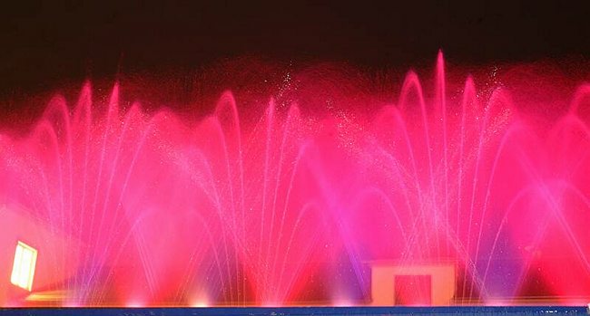 Wasserspiele im Schloßpark