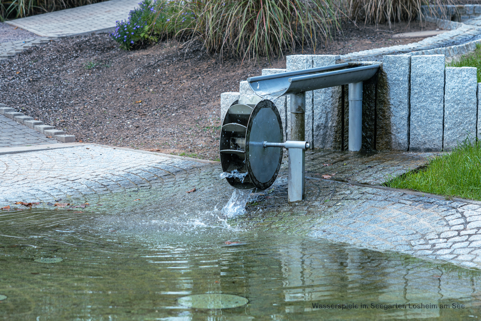 Wasserspiele im Seegarten Losheim