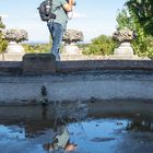 Wasserspiele im Spiegel