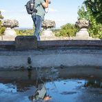 Wasserspiele im Spiegel