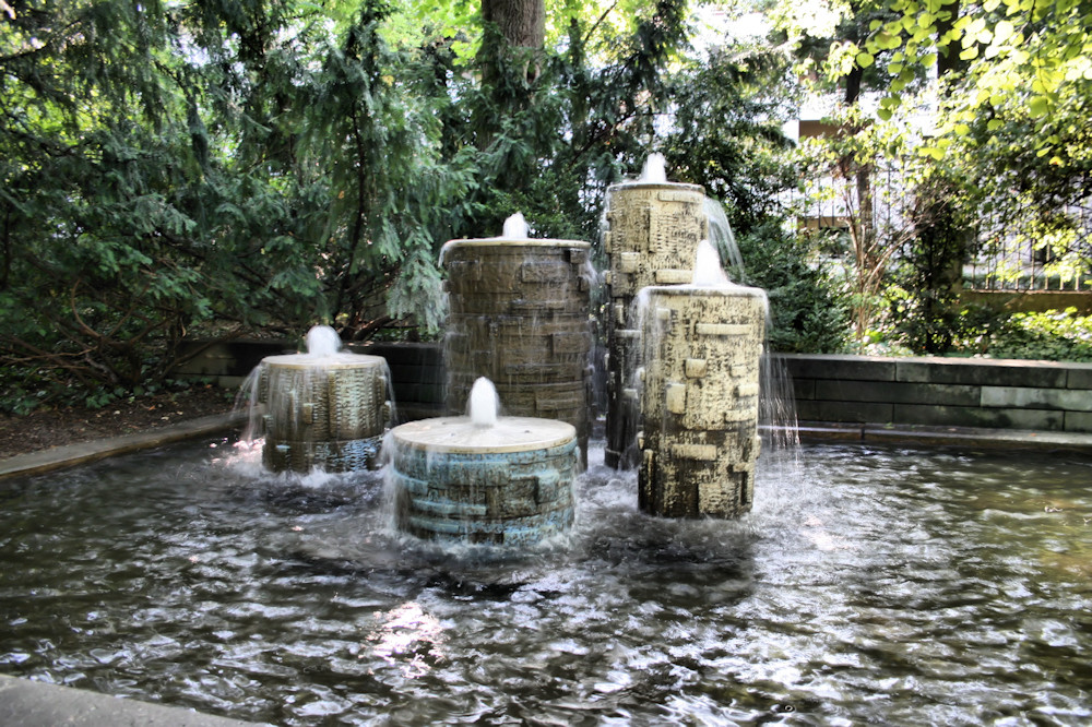 Wasserspiele im Stadtgarten Karlsruhe