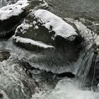 Wasserspiele im Winter