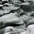 Wasserspiele im Winter