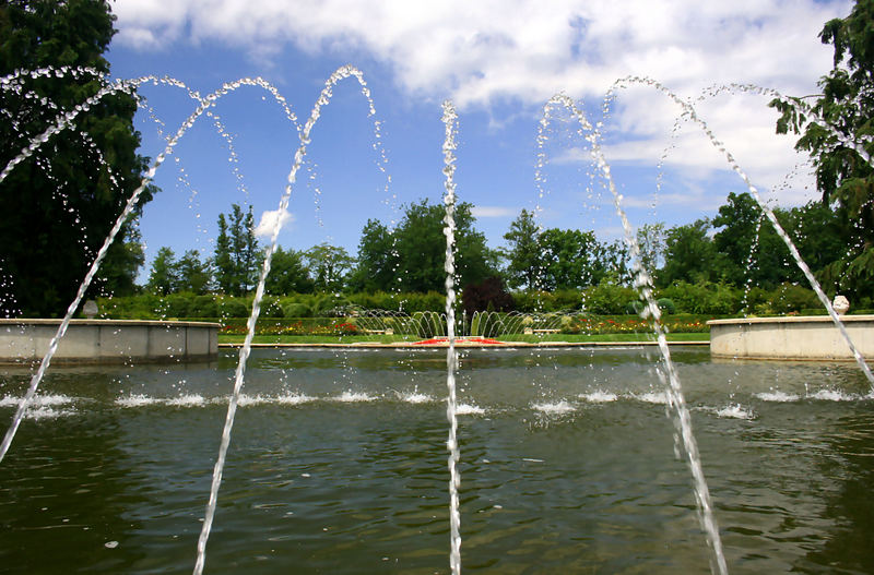 Wasserspiele in Arcen (NL)