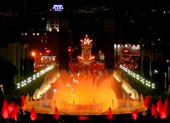 Wasserspiele in Barcelona