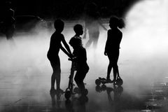 Wasserspiele in Bordeaux