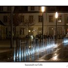 Wasserspiele in der celler Innenstadt