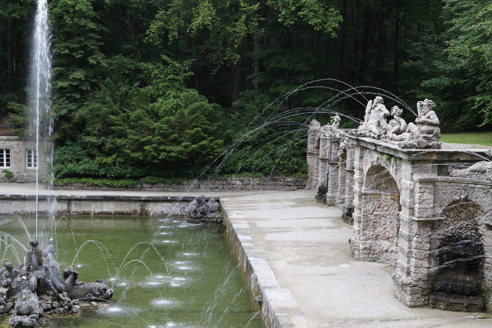 Wasserspiele in der Erimitage