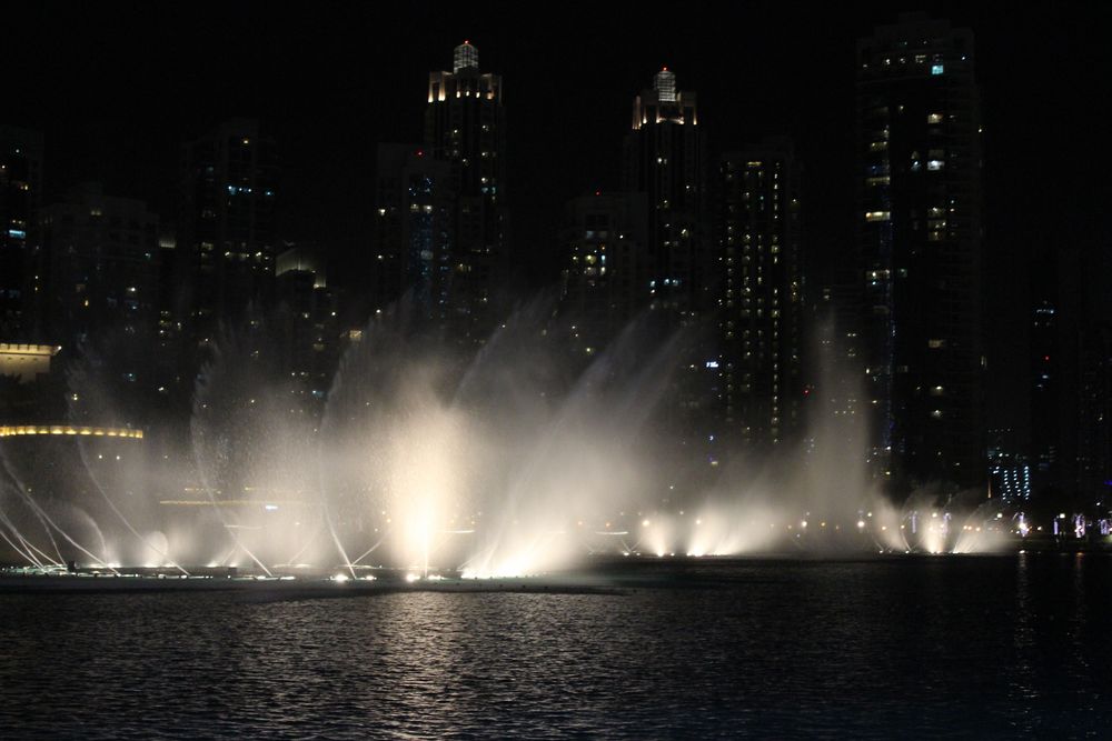 Wasserspiele in Dubai