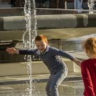 Wasserspiele in Huningue