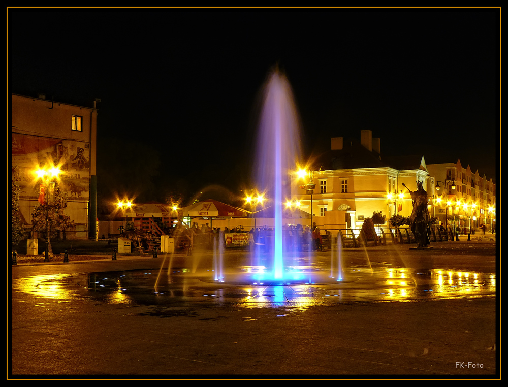 Wasserspiele in Malbork / Marienburg