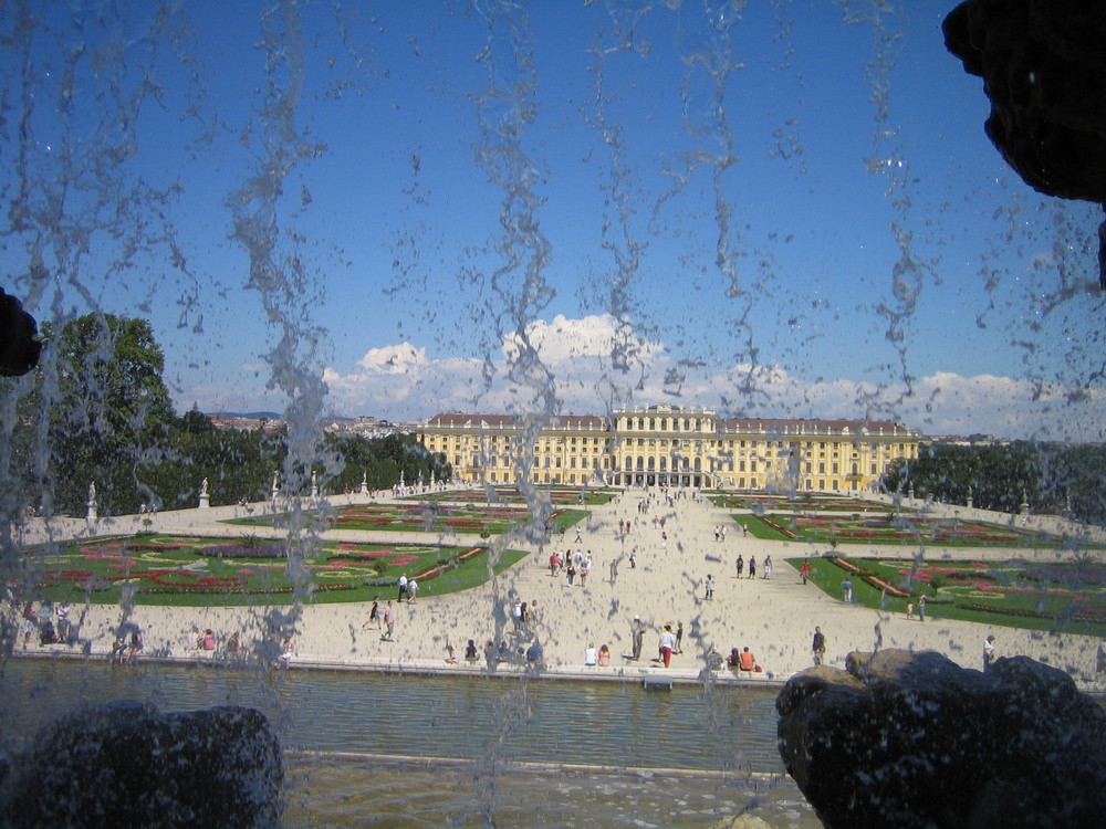 Wasserspiele in Schönbrunn