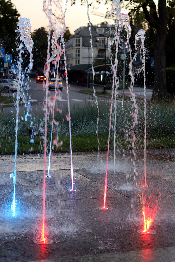 Wasserspiele in Swinemünde