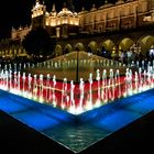 Wasserspiele vor den Tuchhallen, Krakau