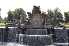 Wasserspiele vor Schloss Ludwigslust