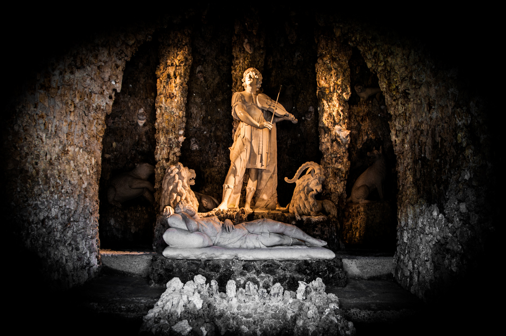 Wasserspielgarten Lustschloss Hellbrunn