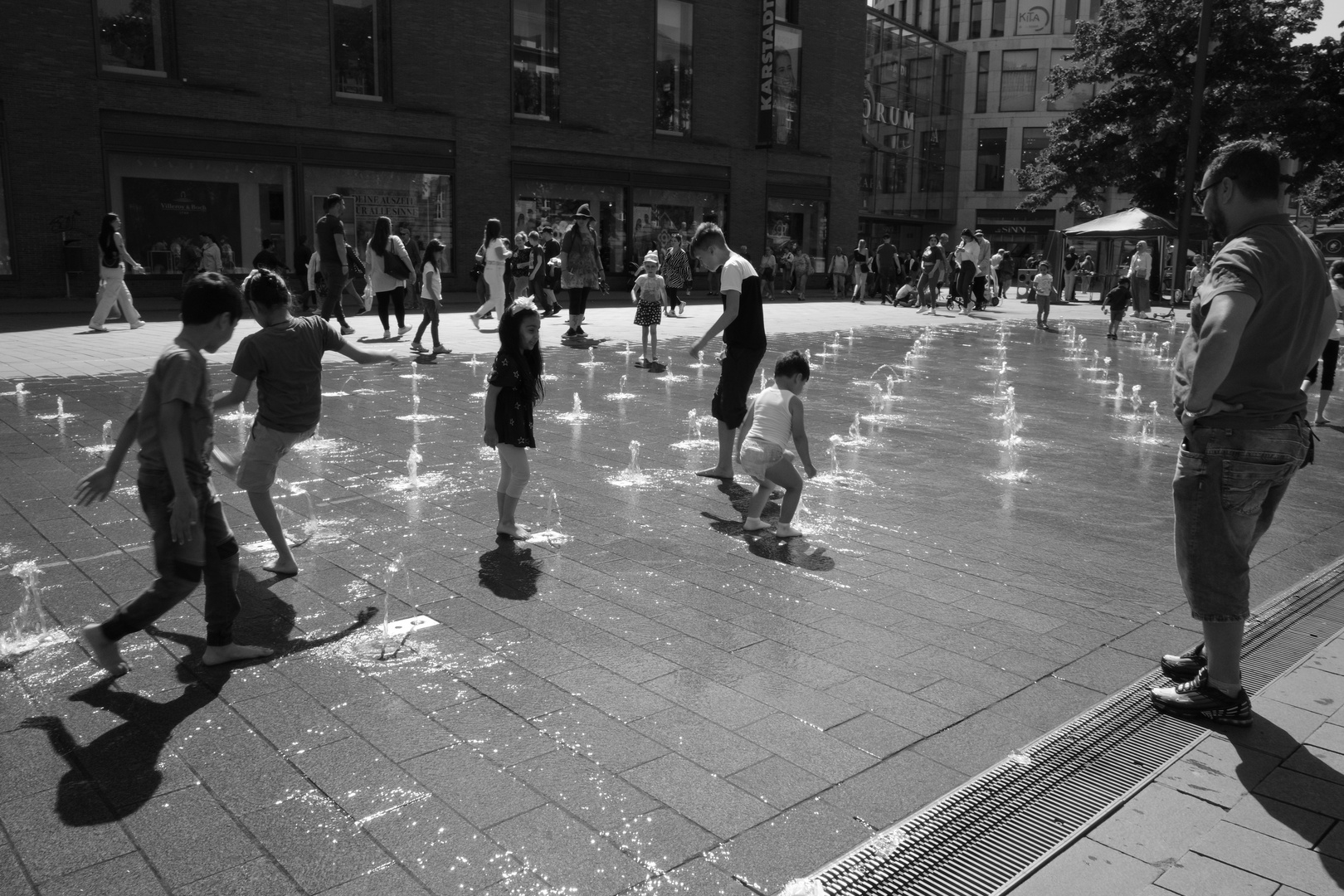 Wasserspielplatz für Kinder