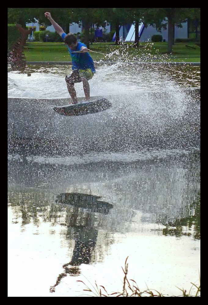 Wassersport in der Stadt ....