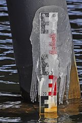 Wasserstand im Winter