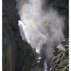 Wasserstaub im Sertigtal bei Davos