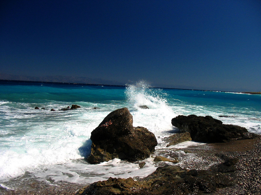 "Wasserstein " auf Rhodos