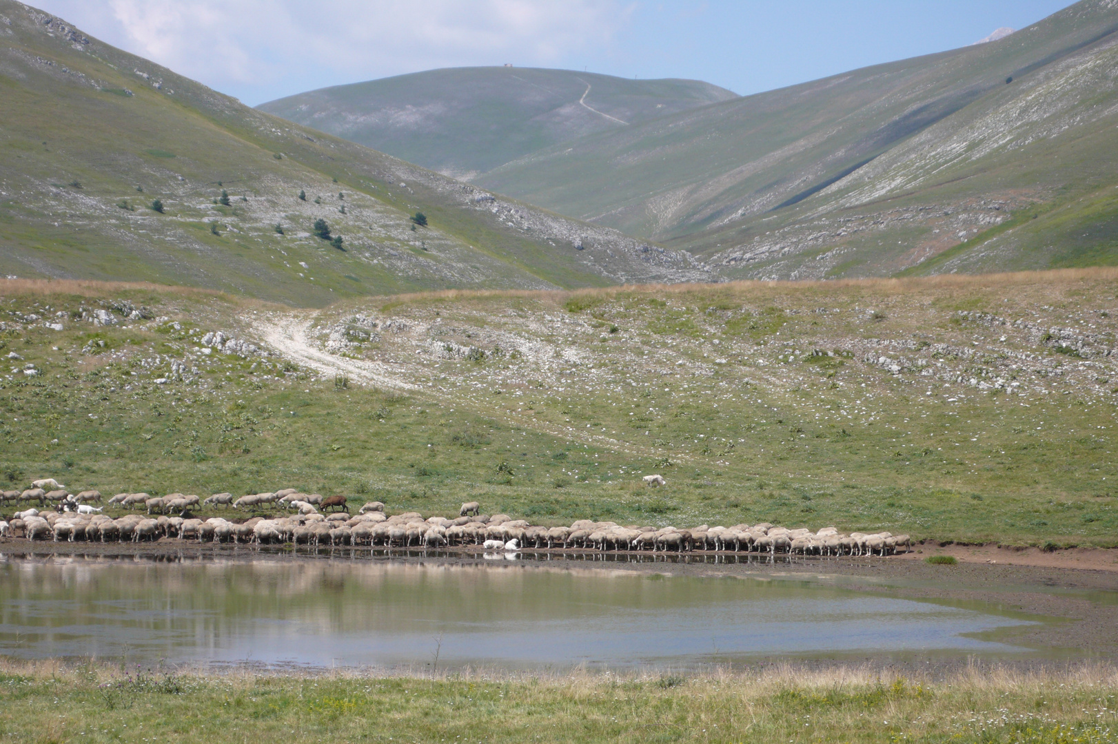 Wasserstelle auf 1600 m -Campo Imperatore