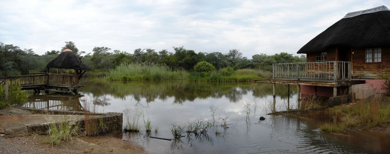 Wasserstelle auf einer Farm in RSA