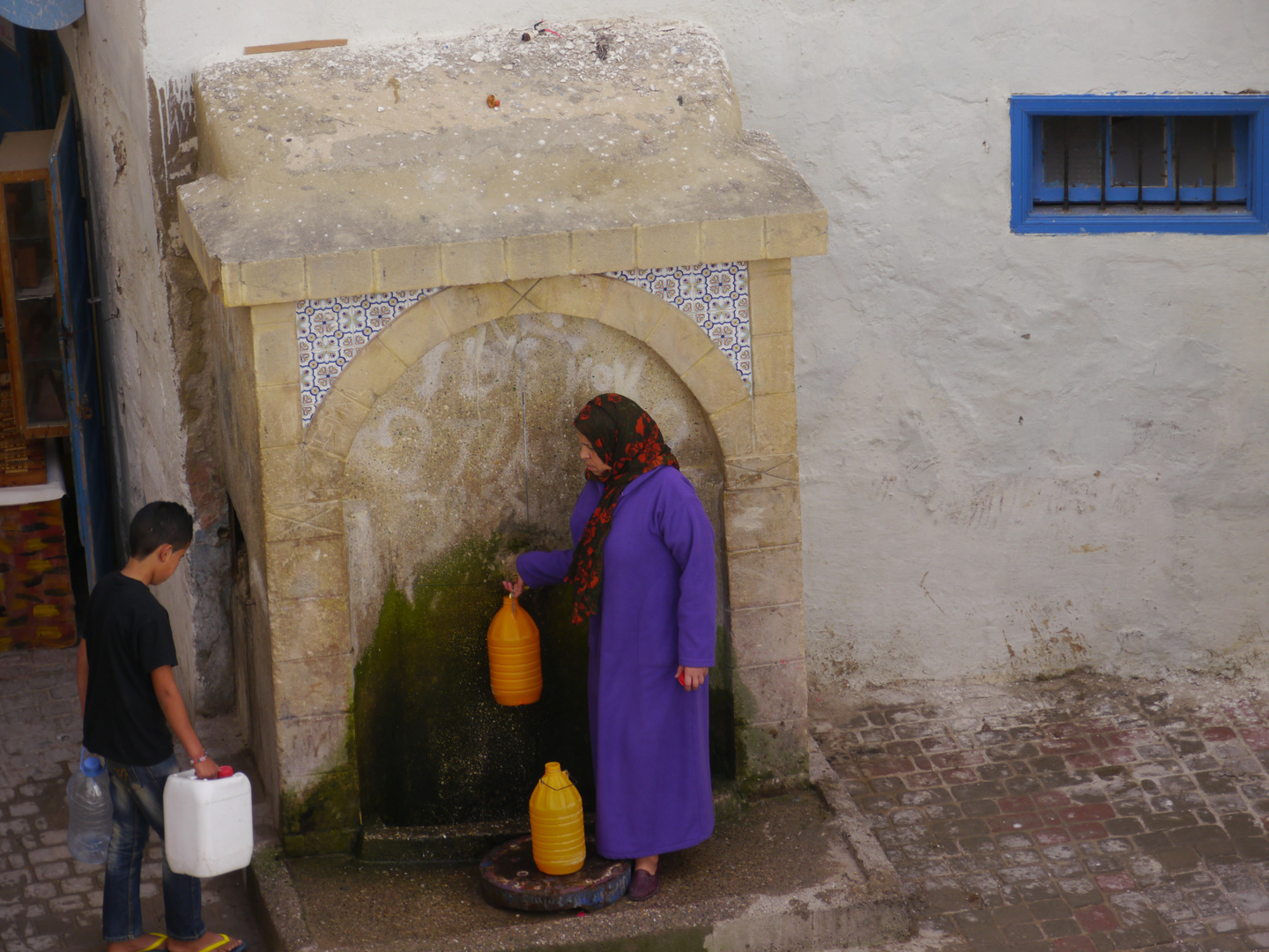 Wasserstelle für die, die keinen Wasseranschluss haben/ Assaouira