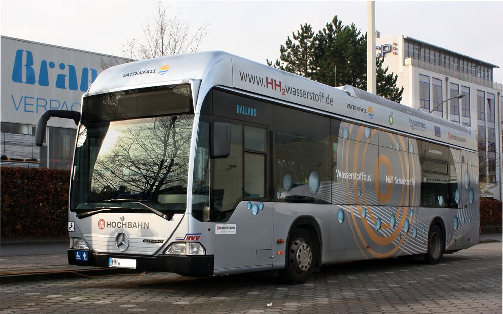 Wasserstoffbusse in Hamburg