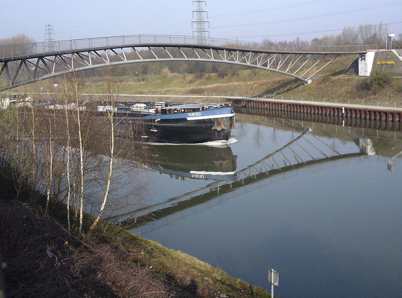 Wasserstraße im Ruhrgebiet