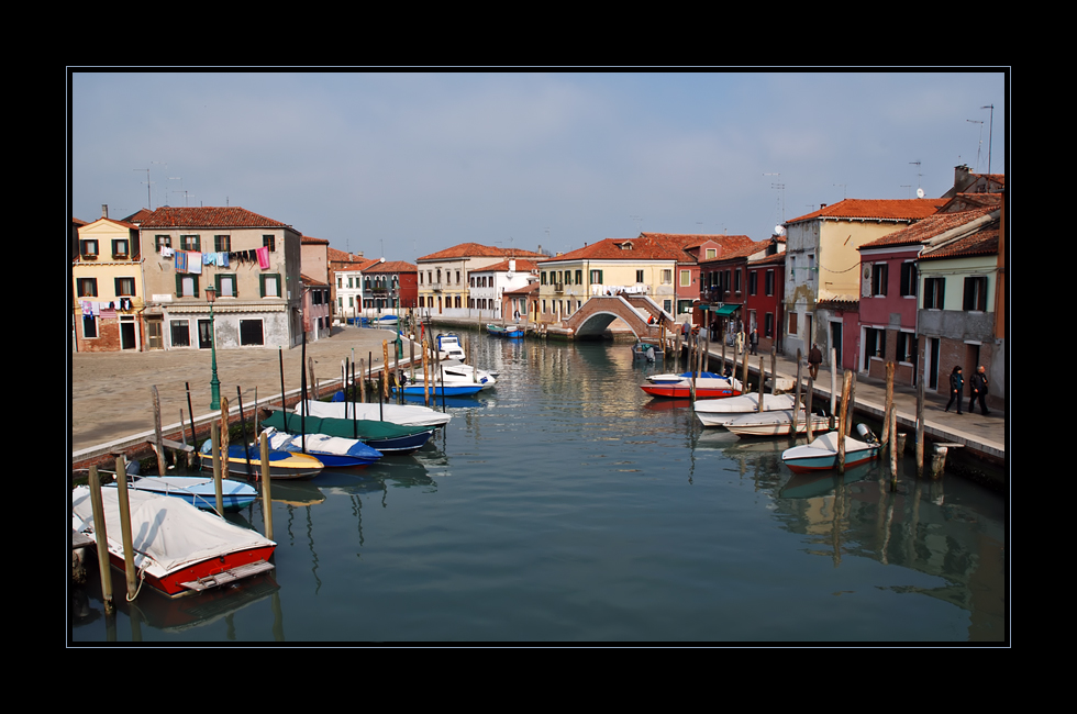 Wasserstrasse in Murano