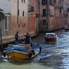 Wasserstraße in Venedig