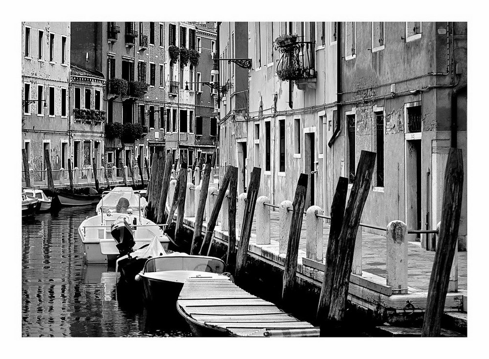 Wasserstrassen in Venedig