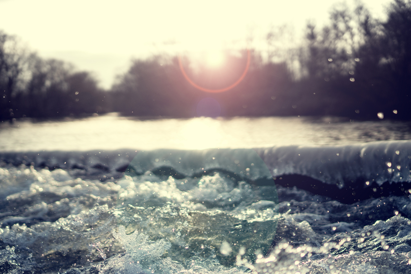 Wasserstrom Foto Bild Jahreszeiten Winter Wasser Bilder Auf Fotocommunity