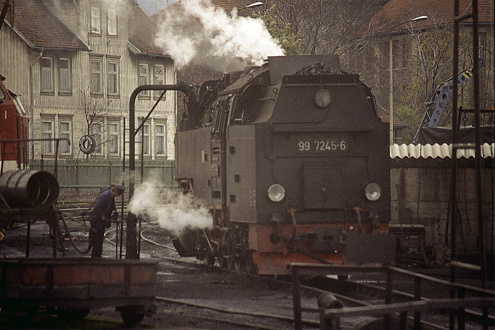 Wassertanken/Brockenbahn Wernigerode 1993