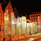 Wassertanz am Marktplatz von Breslau