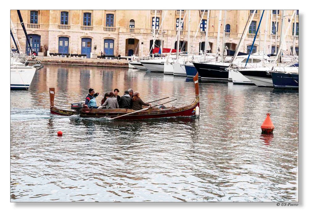 Wassertaxi in Valetta