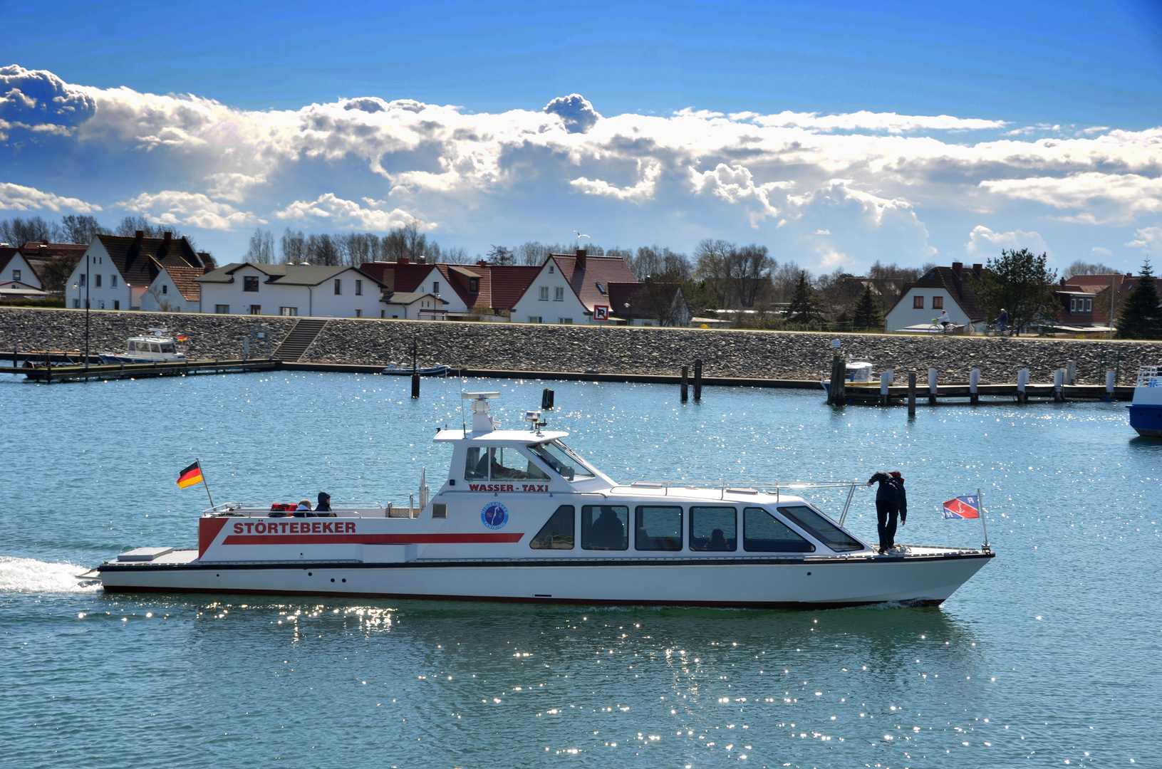 Wassertaxi in Vitte